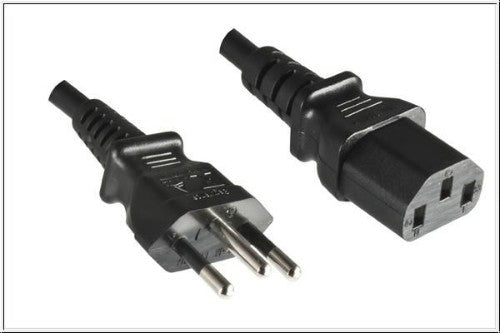 Microconnect PE010418BRAZIL power cable Black 2.1 m Power plug type N C13 coupler