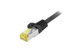 Equip Cat.6A S/FTP Outdoor Patch Cable, 1.0m, Black
