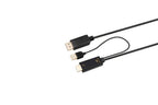 Microconnect HDMI-DP-CON1 video cable adapter 1 m HDMI Type A (Standard) DisplayPort Black