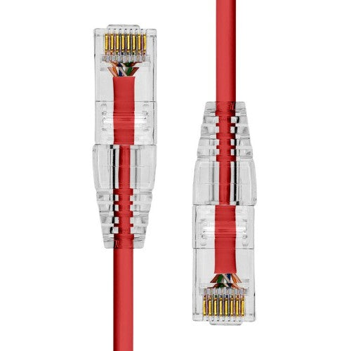 ProXtend Ultra Slim CAT6 U/UTP CU LSZH Ethernet Cable Red 4M
