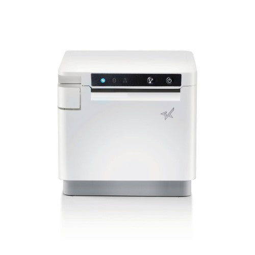 Star Micronics mC-Print3, Thermal, 3in, Cutter, Ethernet (LAN), USB, CloudPRNT, White, EU & UK, PS60C Power Supply included Wired & Wireless Direct thermal POS printer