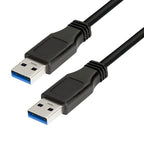 LogiLink CU0039 USB cable USB 3.2 Gen 1 (3.1 Gen 1) 2 m USB A 5 Gbit/s 4.5 W Black