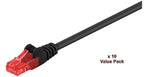 Microconnect V-UTP605SVP networking cable Black 5 m Cat6 U/UTP (UTP) Round
