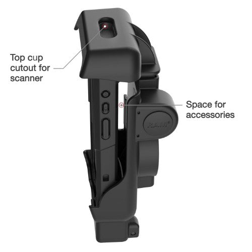 RAM Mounts RAM-HOL-HON12U mobile device dock station Mobile computer Black