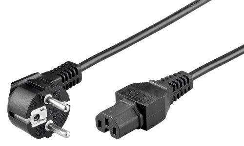 Microconnect PE010420 power cable Black 3 m Power plug type E+F C15 coupler