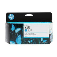 HP 498N5A/738 Ink cartridge cyan 130ml for HP DesignJet T 850