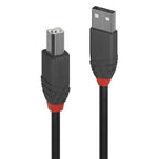 Lindy 1m USB 2.0 Type A to B Cable, Anthra Line