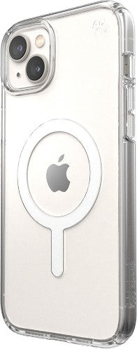 Speck Presidio Perfect Clear + MS Apple iPhone 14 Plus/15 Plus Clear - with Microban
