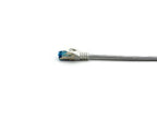 Equip Cat.6A S/FTP Patch Cable, Angled to Straight plug, 1.0m, White