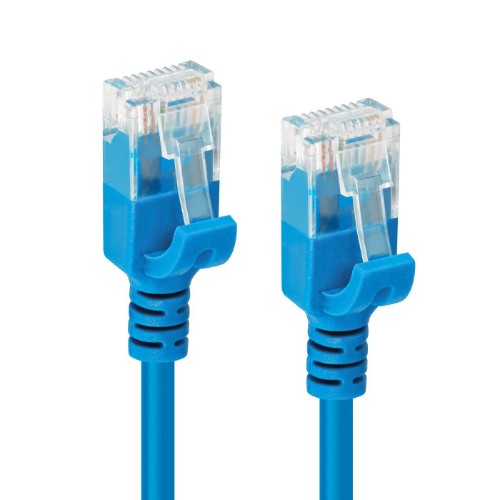 Microconnect V-UTP6A05B-SLIM networking cable Blue 5 m Cat6a U/UTP (UTP)