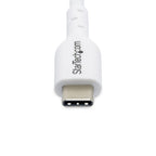StarTech.com 6.6ft (2m) USB-C Charging Cable, Charge & Sync, 60W (3A) PD, USB 2.0 Laptop Charger Cable - White USB C Charging Cord