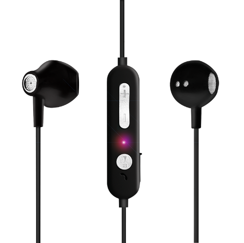 LogiLink BT0056 headphones/headset Wireless In-ear, Neck-band Micro-USB Bluetooth Black