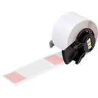 Brady M6-21-427-RD printer label Transparent, White Self-adhesive printer label