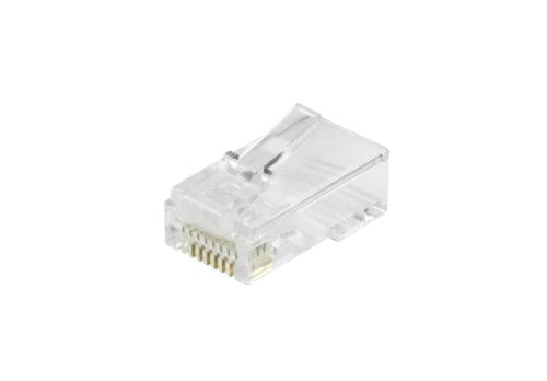 Equip Cat.6A RJ45 Pass Through Plug, 100pcs/Set