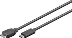 Microconnect USB3.1CAMIB3.06 USB cable USB 3.2 Gen 2 (3.1 Gen 2) 0.6 m USB C Micro-USB B Black
