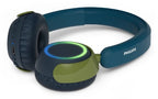 Philips 4000 series TAK4200CT/00 headphones/headset Wireless Head-band Calls/Music Bluetooth Blue, Green