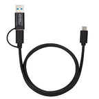 Microconnect USB3.1CCA1 USB cable USB 3.2 Gen 1 (3.1 Gen 1) 1 m USB C Black
