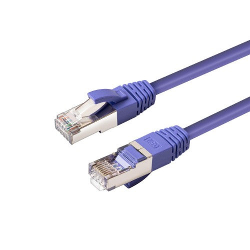 Microconnect MC-SFTP6A15P networking cable Purple 15 m Cat6a S/FTP (S-STP) Round