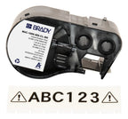 Brady M4C-1000-595-CL-BK printer label Black, Translucent Self-adhesive printer label