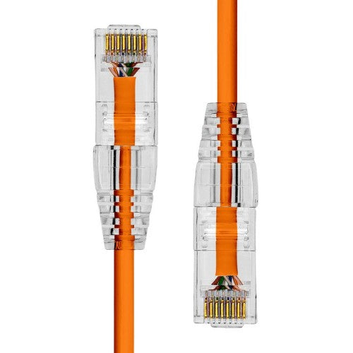 ProXtend Ultra Slim CAT6 U/UTP CU LSZH Ethernet Cable Orange 3M