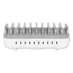 Manhattan 10-port USB-C Charging Station, USB-C Output: 10x 20W, Max 200W, Mains AC power (inc US/EU/UK adapters)