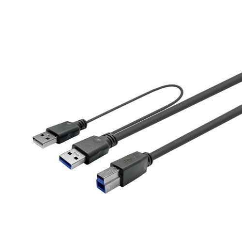 Vivolink PROUSB3AB5C-DUAL USB cable USB 3.2 Gen 1 (3.1 Gen 1) 5 m USB A USB B Black