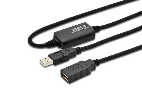 Microconnect USBAAF15A USB cable USB 2.0 15 m USB A Black