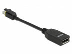DeLOCK 65978 video cable adapter 0.15 m Mini DisplayPort DisplayPort Black