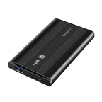 LogiLink UA0106 storage drive enclosure Black 2.5" USB powered