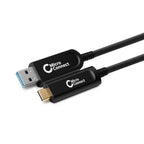 Microconnect USB3.1CA20OP USB cable USB 3.2 Gen 2 (3.1 Gen 2) 20 m USB C USB A 10 Gbit/s Black
