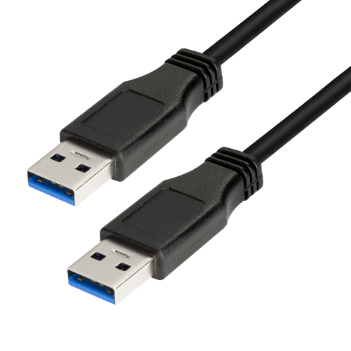 LogiLink 2m USB A - USB A 3.0 M/M USB cable USB 3.2 Gen 1 (3.1 Gen 1) Black
