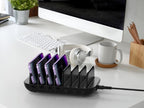 Conceptronic OZUL07B 160W 7-Port USB PD Charging Station, USB-C x 7, PD 3.0