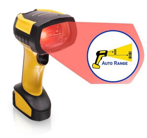 Datalogic PBT9600-ARRB barcode reader Handheld bar code reader 1D/2D Black, Yellow