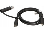 Lenovo 03X7470 USB cable 1 m USB A/USB C USB C Black