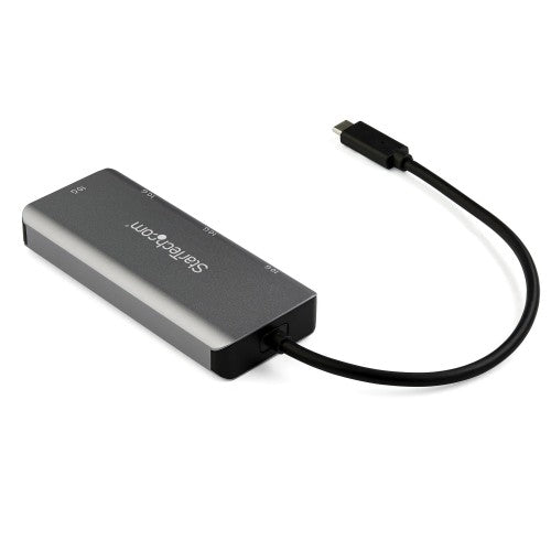 StarTech.com 4 Port USB C Hub w/ 2x USB A & 2x USB C - SuperSpeed 10Gbps USB Type-C 3.2 Gen 2 Hub - USB Bus Powered - Portable USB-C to USB Adapter Hub - Aluminum - 9.8" (25cm) Cable - TAA