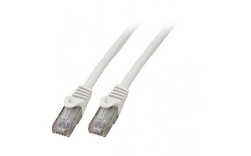 Mercodan Patchkabel KAT6 UTP, Hvid, 2,0m, Halogenfri, 2x4xAWG24 LSZH, Polybag, CCA networking cable White 2 m Cat6 U/UTP (UTP) Round