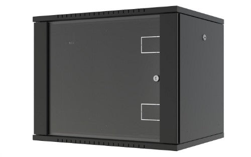 Lanview RWF09U45BL rack cabinet 9U Wall mounted rack Black
