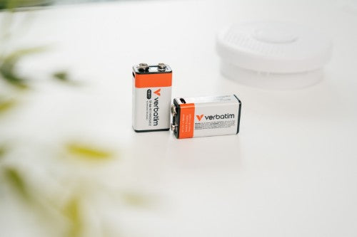 Verbatim 9V USB-C Rechargeable Battery (Pack of 1)