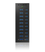 ICY BOX IB-AC6110 USB 3.2 Gen 1 (3.1 Gen 1) Type-B 5000 Mbit/s Black