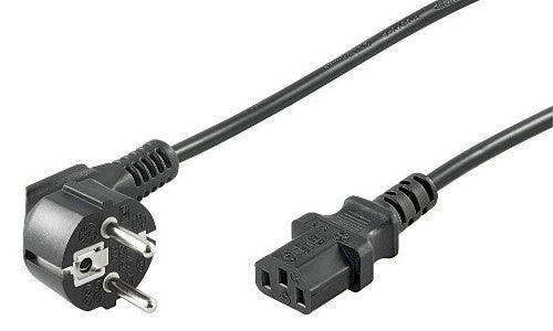 Microconnect PE010405 power cable Black 0.5 m Power plug type E+F C13 coupler