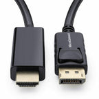 Microconnect MC-DP-HDMI-100 video cable adapter 1 m DisplayPort Black