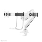 Neomounts NM-D775DXWHITE Monitor arm 10-32" - gas spring - Topfix - 180°-stop