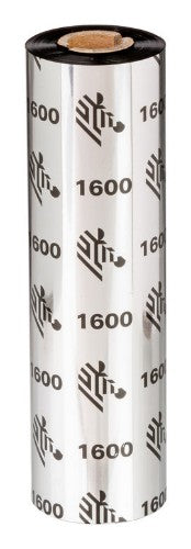 Zebra 1600 Wax, 110mm x 450m, 25mm Core | 18/Box