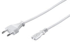 Microconnect PE0307100W power cable White 10 m Power plug type C C7 coupler