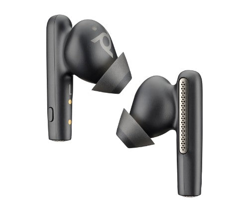 HP Poly Voyager Free 60 UC M Carbon Black Earbuds +BT700 USB-C Adapter +Basic Charge Case