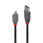 Lindy 2m USB 2.0 Type A to Micro-B Cable, Anthra Line