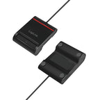 LogiLink CR0047 smart card reader Indoor USB 2.0 Black