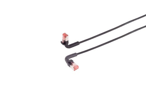 Lanview LV-6AFTP-FLEX-ANG-005B networking cable Black 0.5 m Cat6a U/FTP (STP)