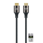 Manhattan HDMI 8K@60Hz Cable with Ethernet, 1m, Certified, Suitable for ALL 8K, 4K & 1080p/HD uses - when upgrading now or have it ready for when you need it, Male to Male, Black, 4K@120Hz, Lifetime Warranty, Ultra High Speed