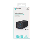 eSTUFF ES635200 mobile device charger Laptop Black AC Fast charging Indoor